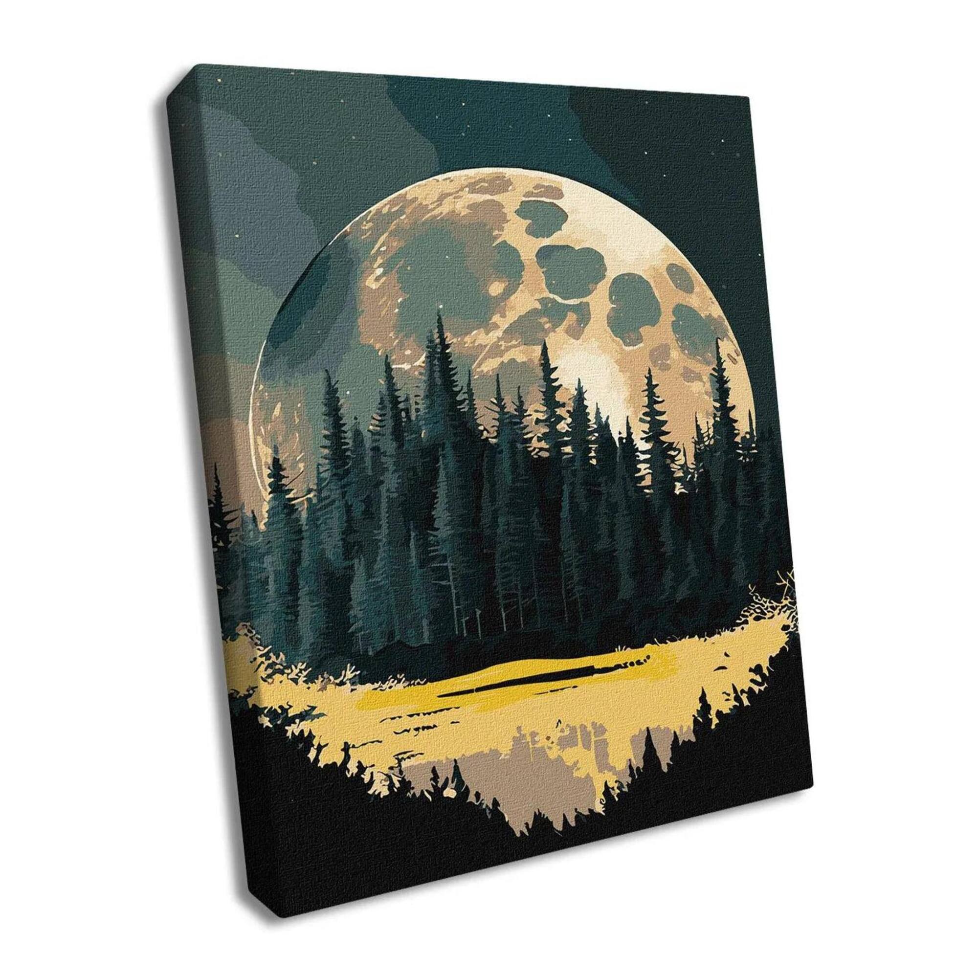 Ideyka Mysterious Edge Painting by Numbers Kit